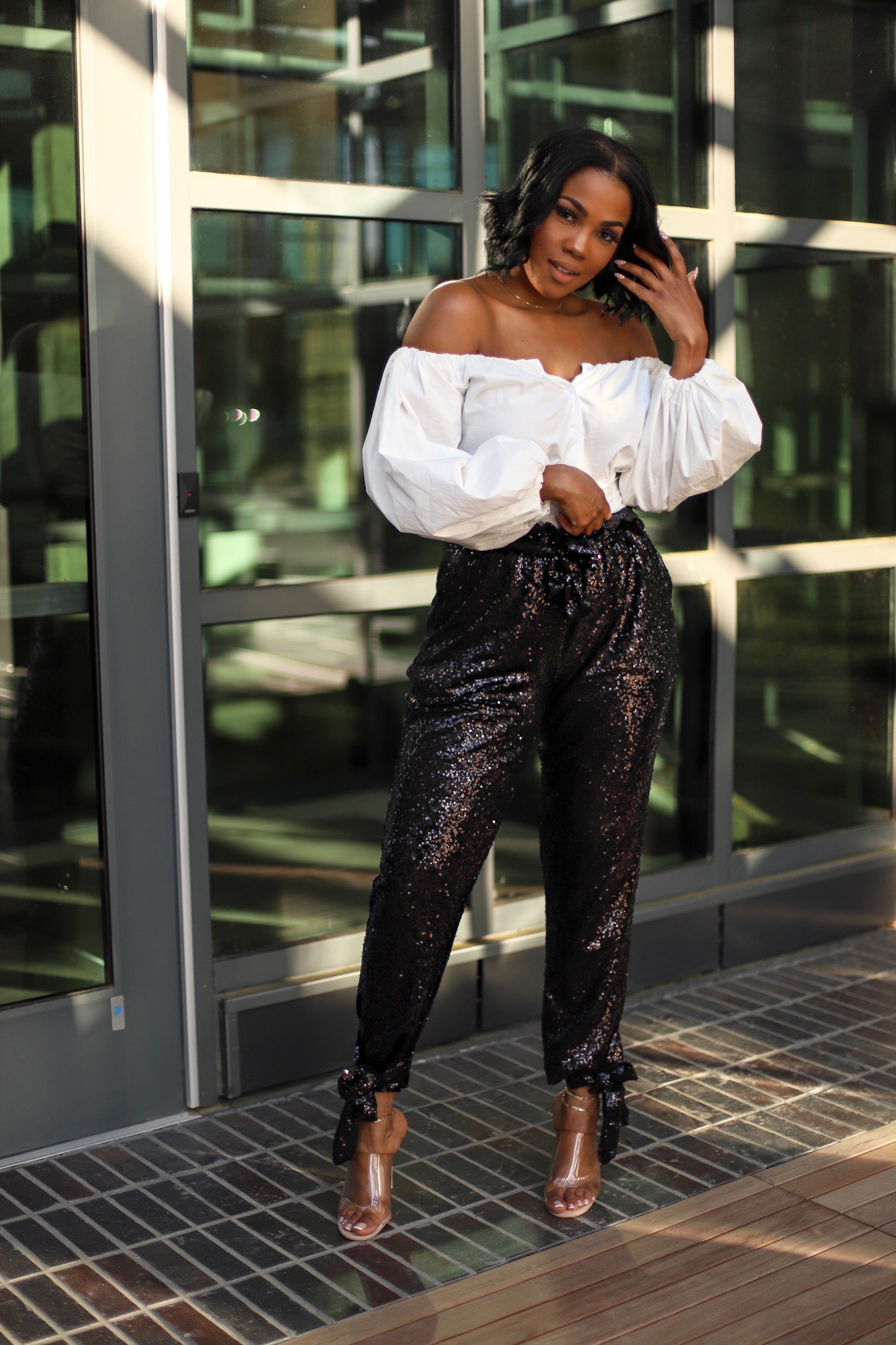 Take Me Out | Sequin Pants