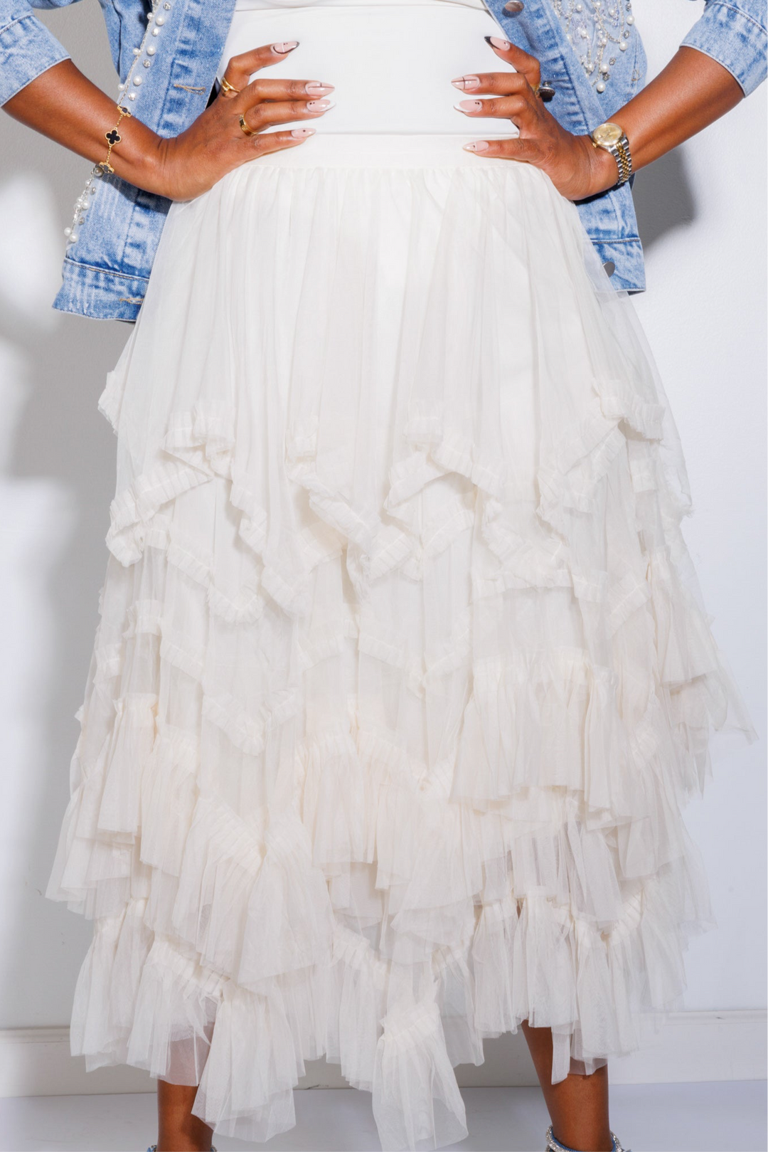 The Drama | Tulle Skirt - Off White
