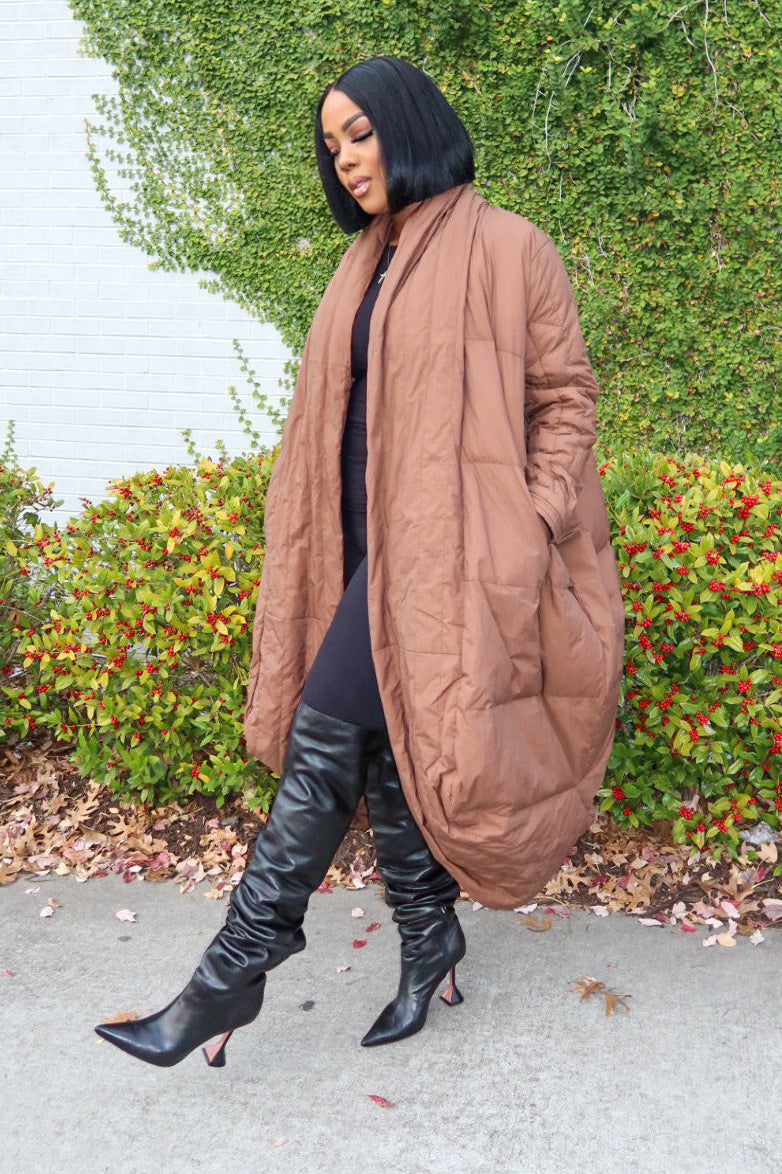 Wrapped In Style | Coat - Black