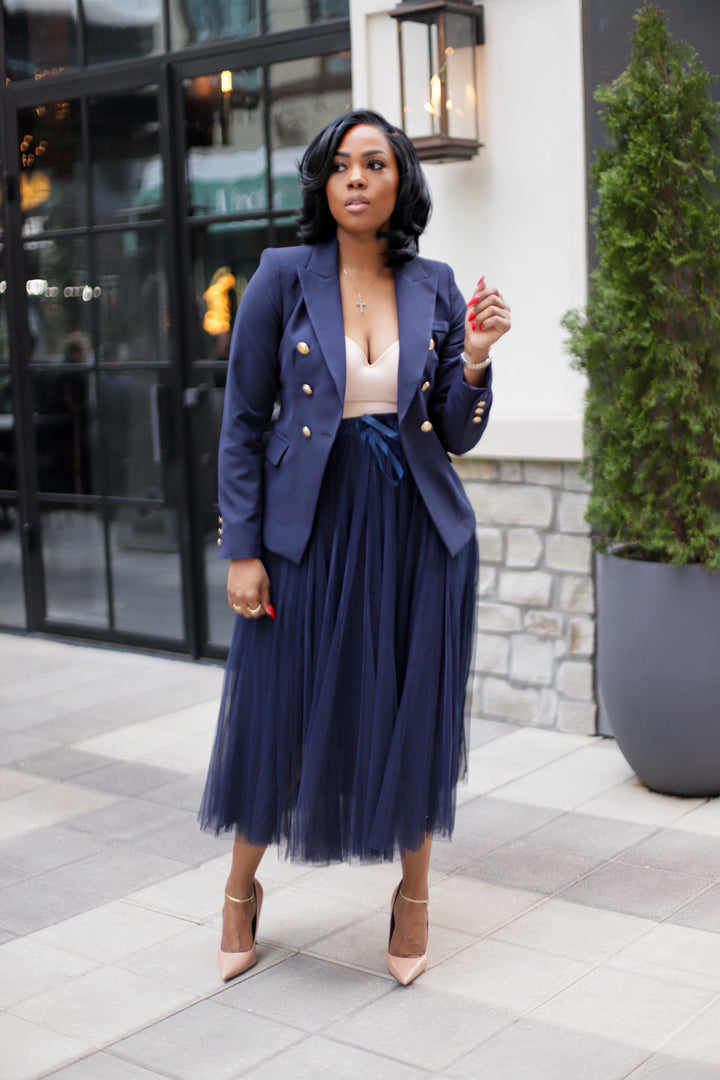 Dream Girl | Skirt - Navy