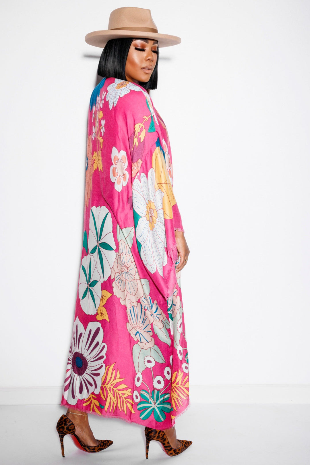 Day In Paradise | Kimono - Magenta