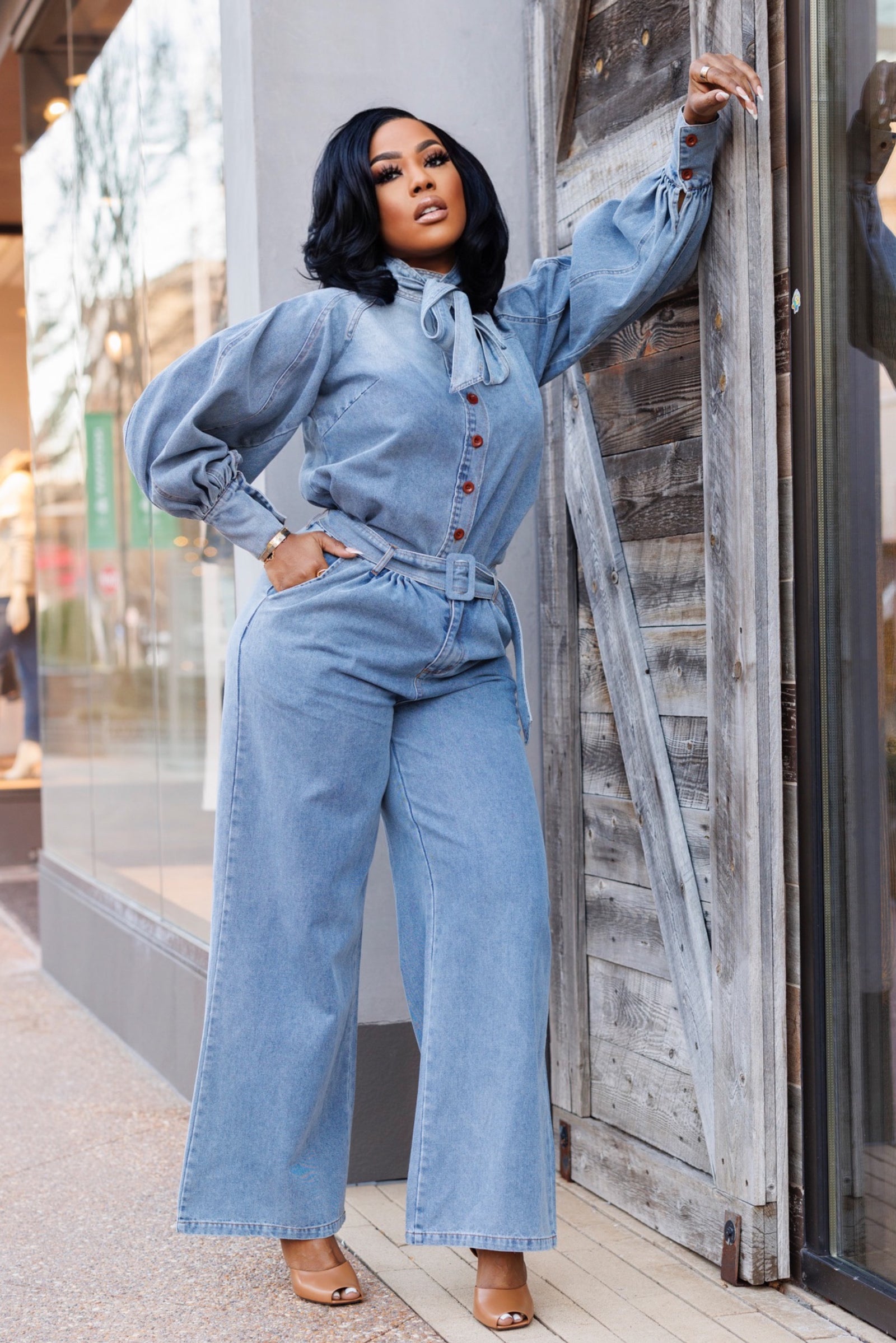 SIGNATURE COLLECTION: Timeless Woman | Denim Set - Boutique J.Renee