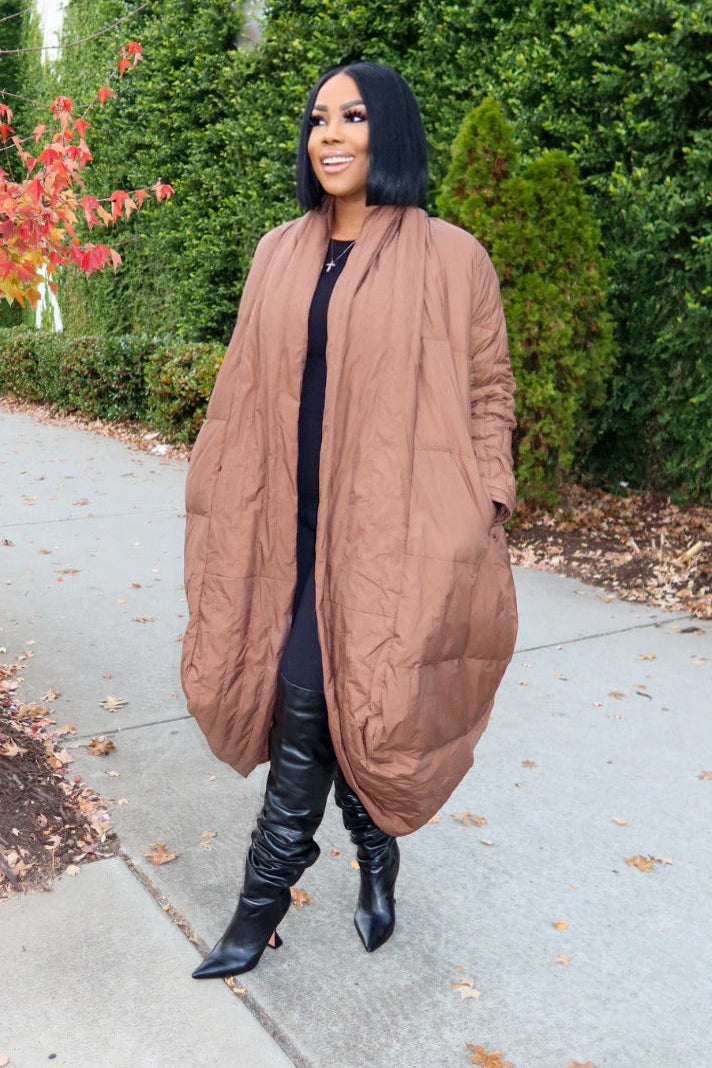 Wrapped In Style | Coat - Black